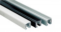 Rail universel triphasé blanc alu 4M