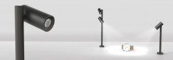 Led Spot 1x3w Noir black design