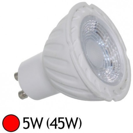 LED GU10  COULEUR ROUGE