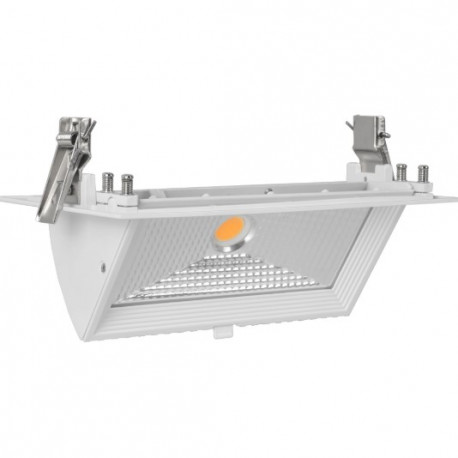Wall washer 40w rectangle encastrable blanc