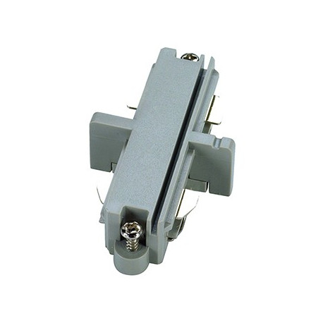 Connecteur de rails un allumage  gris argent 