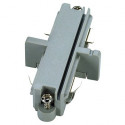Connecteur de rails un allumage  gris argent 