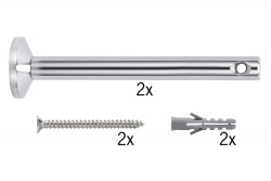 Paire de Barres renvoi d'angle 165 mm pour maintien de cable horizontal