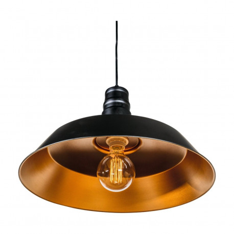 Vintage suspension noir gold inside ambiance ø 36cm