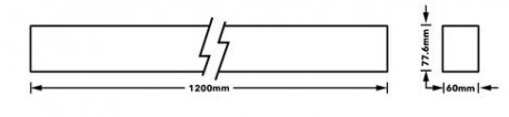 Verbatim Led LInear 120cm 24W 52279 3000K