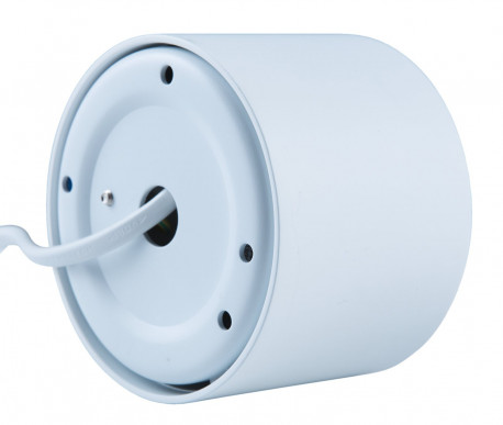 Plafonnier compact blanc LED 8W ROND MULTI USAGE WARMWHITE