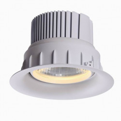 Downlight de précision 42W 4K IRC 95 Moonshadow ø 195 mm / enc 180mm